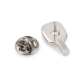 Pickleball Racket Silver Lapel Pin - Cufflinks.com - Flyclothing LLC
