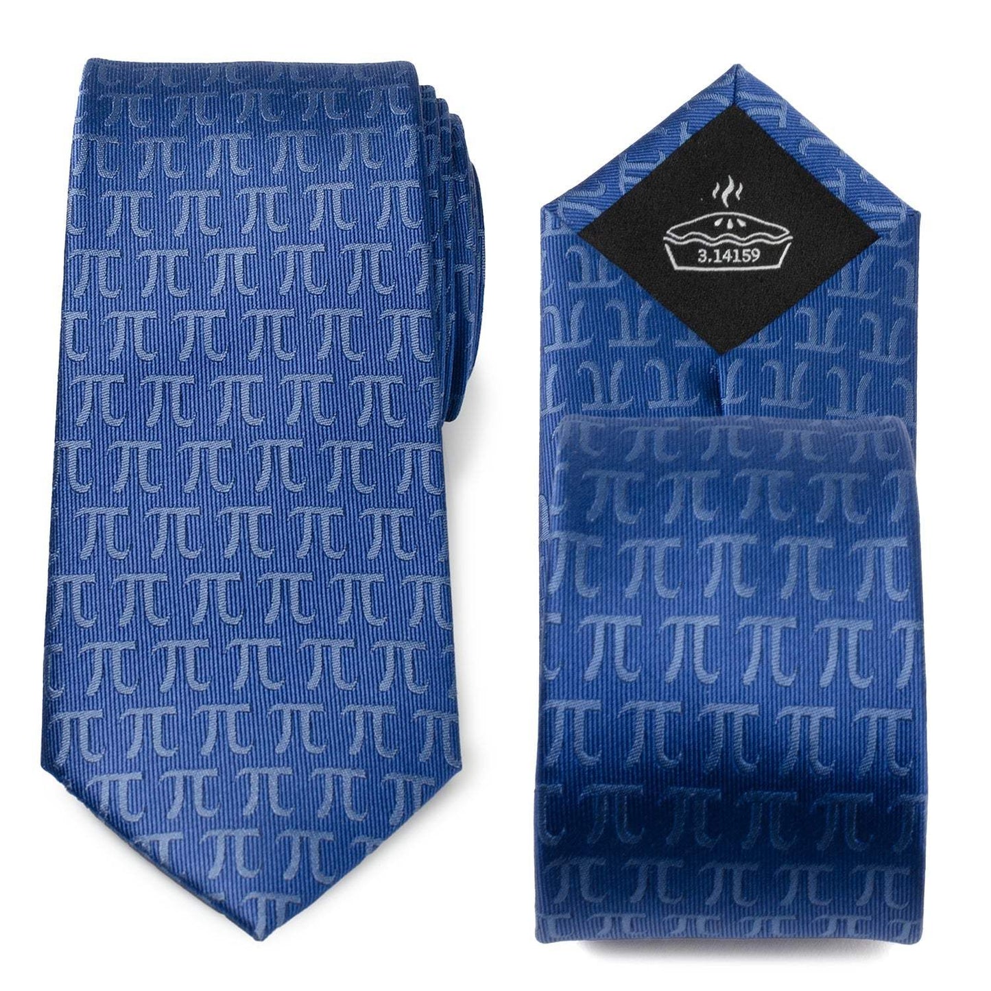 Pi Mathematics Symbol Blue Men's Tie - Cufflinks.com - Flyclothing LLC