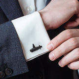 US Submarine Black 3D Cufflinks - Cufflinks.com - Flyclothing LLC