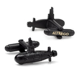 US Submarine Black 3D Cufflinks - Cufflinks.com - Flyclothing LLC