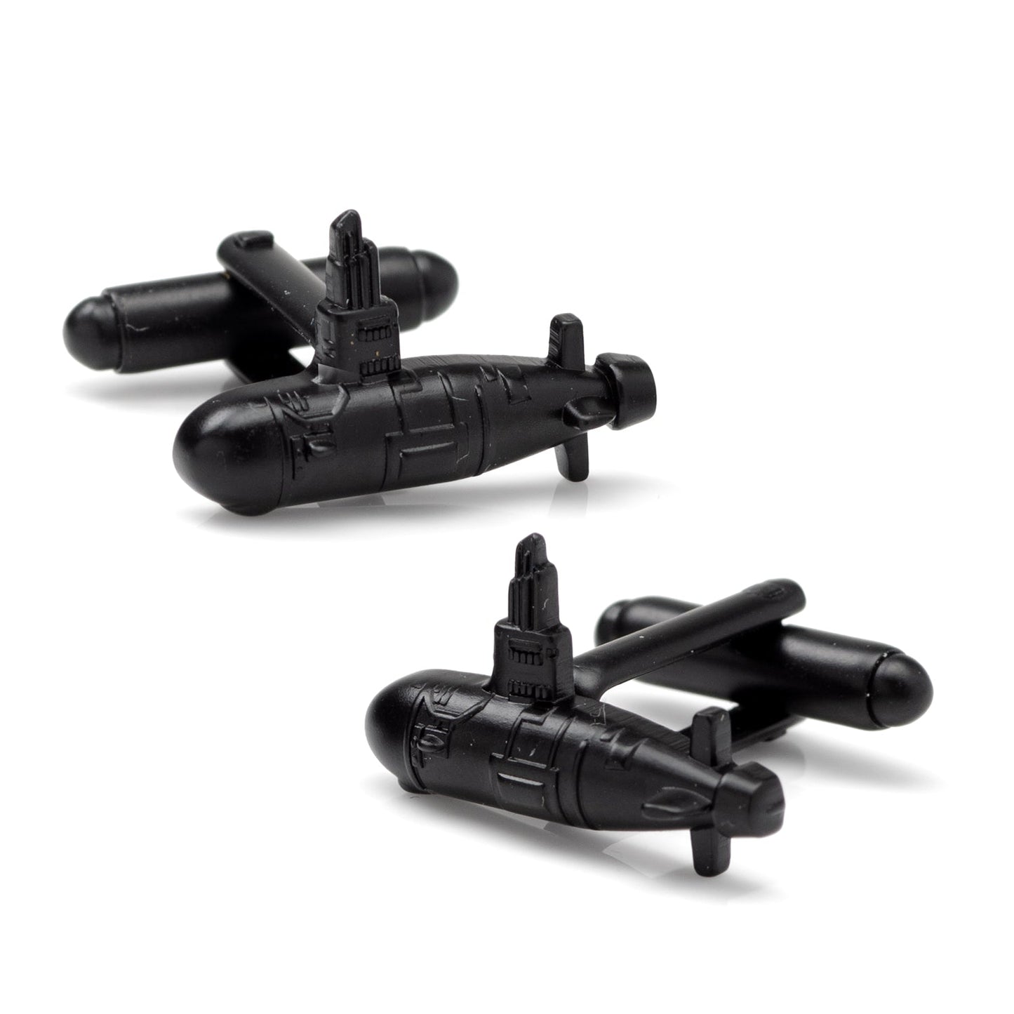US Submarine Black 3D Cufflinks - Cufflinks.com - Flyclothing LLC