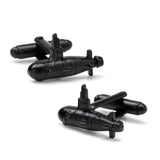 US Submarine Black 3D Cufflinks - Cufflinks.com - Flyclothing LLC