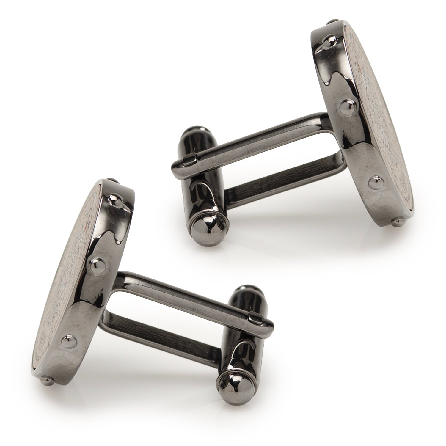 Wine Barrel Metal Cufflinks - Cufflinks.com - Flyclothing LLC