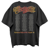 AEROSMITH TOYS IN THE ATTIC 1975 VINTAGE BLACK TOUR T-SHIRT/GIANT VINTAGE