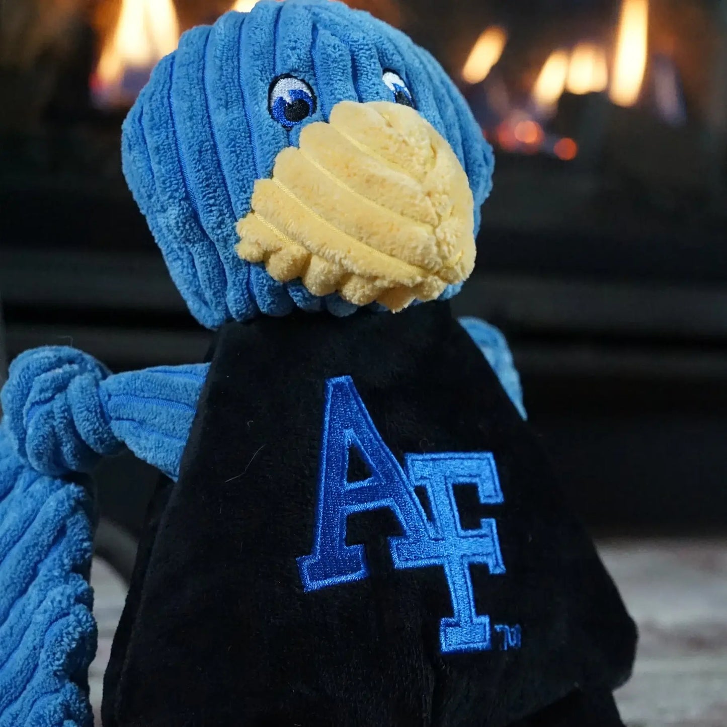 NCAA U.S. Air Force Academy, Gyr Falcon Knottie® Plush Dog Toy - HuggleHounds - Flyclothing LLC
