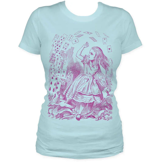 Alice In Wonderland Cards Tee - Alice in Wonderland - Flyclothing LLC