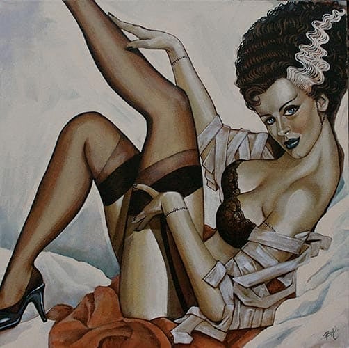 Black Market Art Company A Live Wire Print