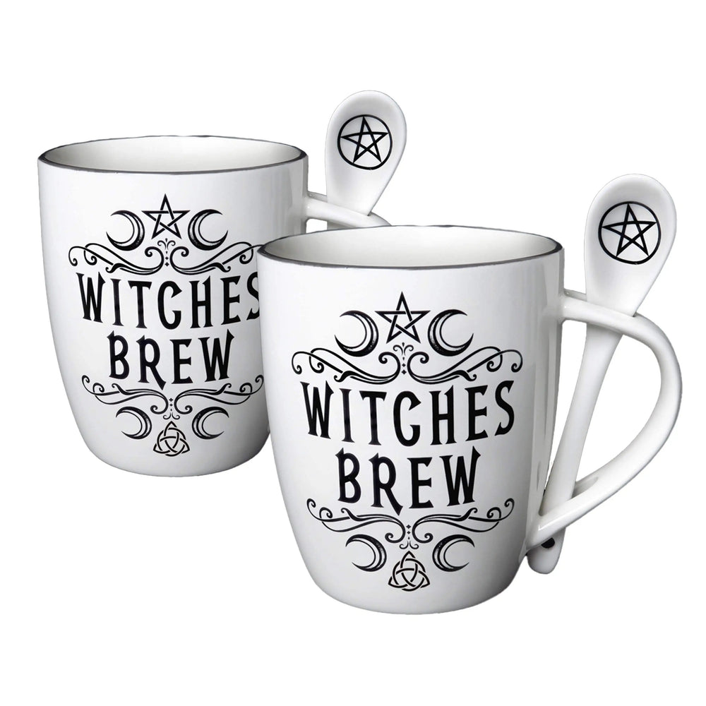 Alchemy Witches Brew Mug and Spoon Set  Giftware - Alchemy Gothic