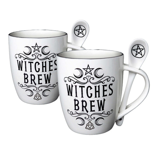 Alchemy Witches Brew Mug and Spoon Set Giftware - Alchemy Gothic - Flyclothing LLC