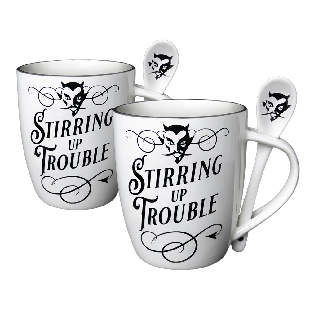 Alchemy The Vault Stirring Up Trouble Mug and Spoon Set 