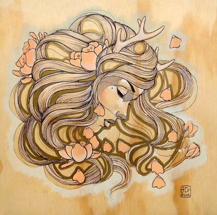 Black Market Art Company A Lonely Gaze Print