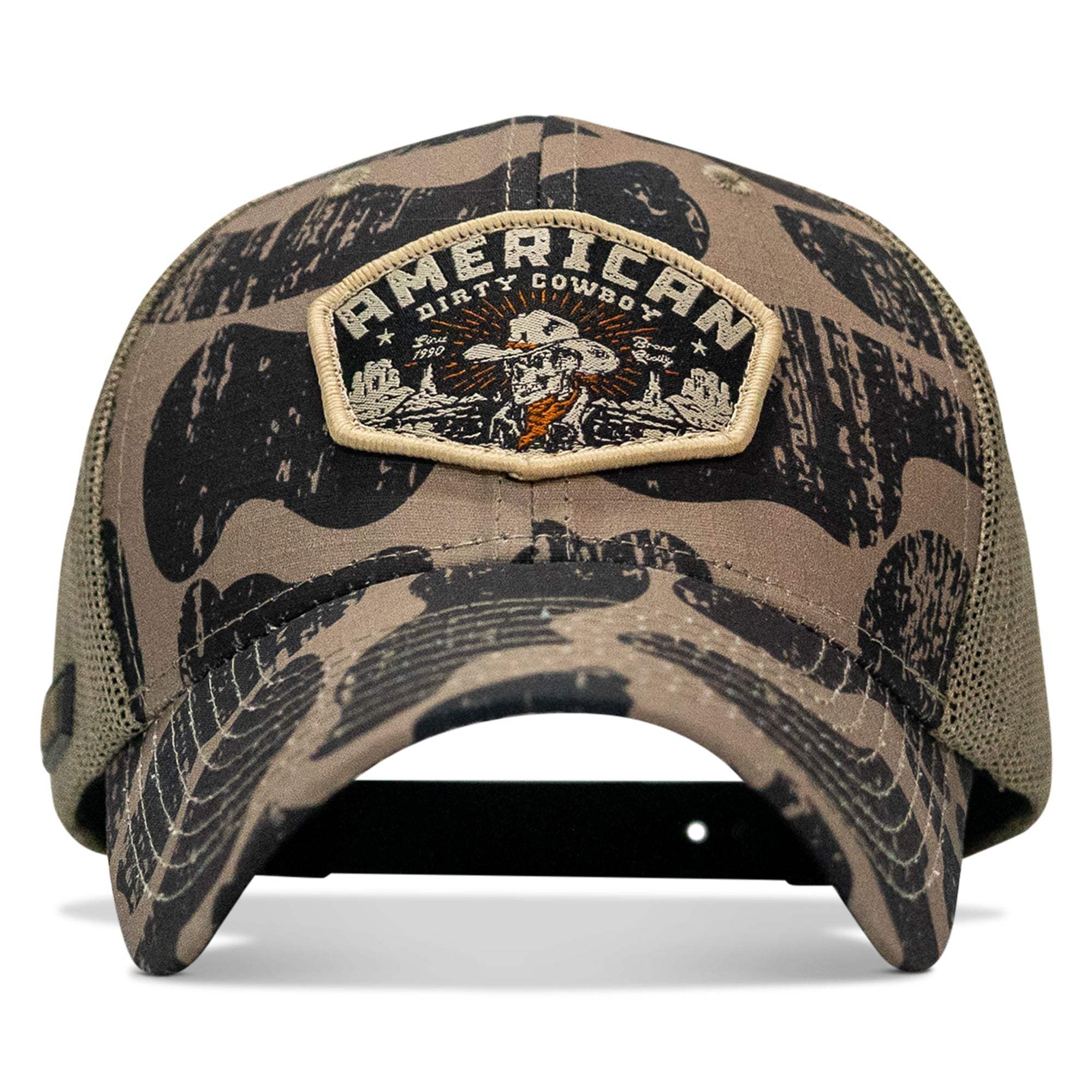 American Dirty Cowboy Patch Original Ripstop Classic Snapback Hat - DIRTY COWBOY USA - Flyclothing LLC