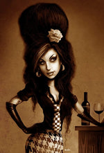 Black Market Art Company Amy Winehouse Print