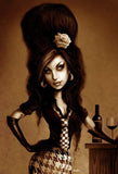 Black Market Art Company Amy Winehouse Print