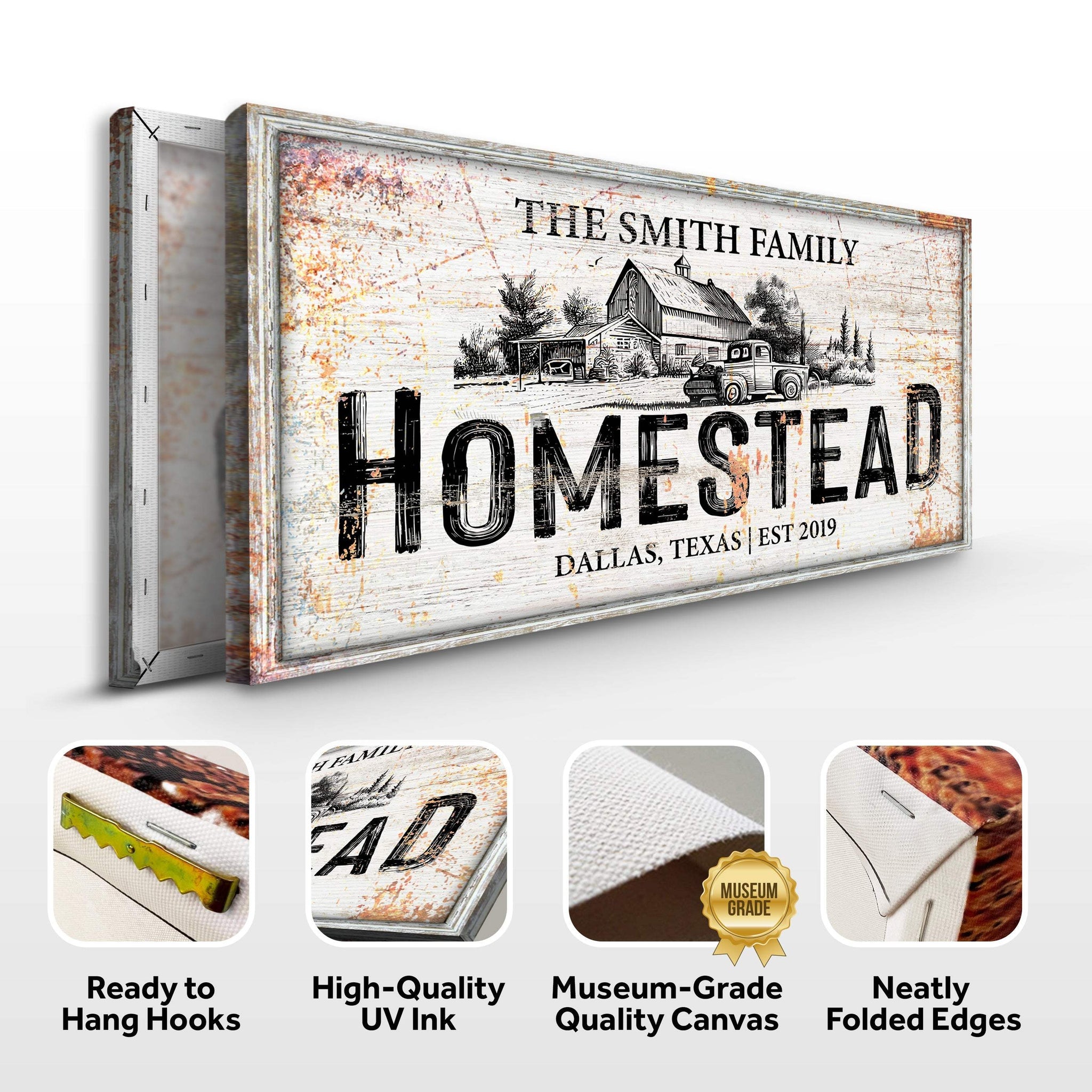 Homestead Sign VIII - Tailored Canvases - Flyclothing LLC