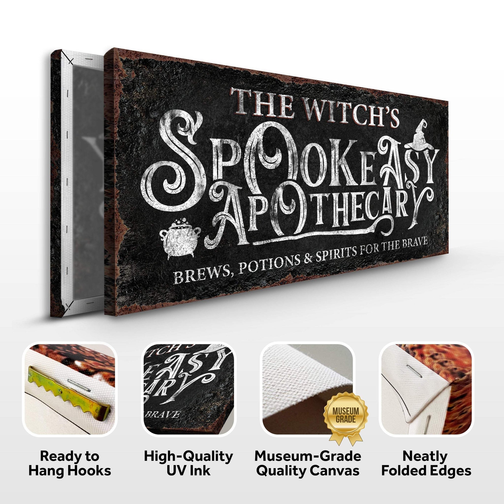 Apothecary Spookeasy Bar Sign - Tailored Canvases - Flyclothing LLC