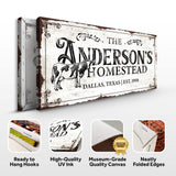 Homestead Sign IX - Tailored Canvases - Flyclothing LLC