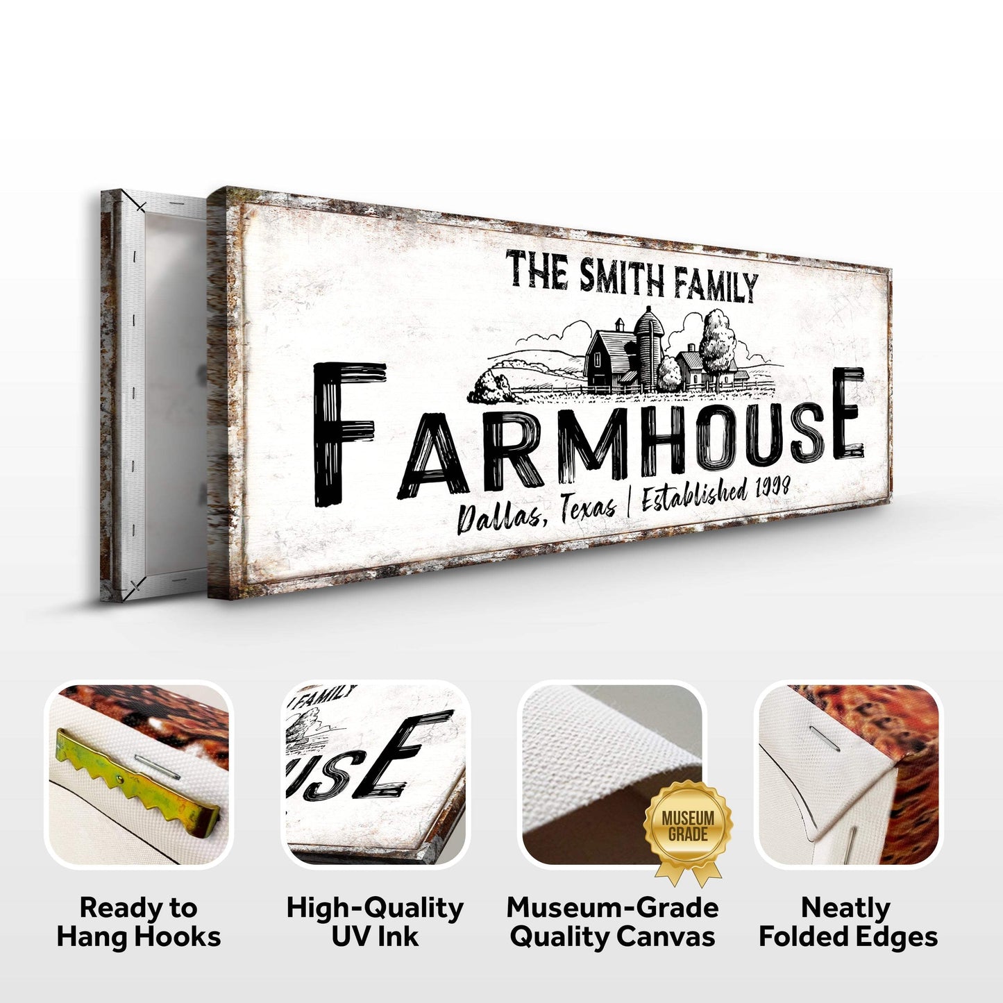 Rustic Farmhouse Sign XIII - Tailored Canvases - Flyclothing LLC