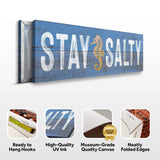 Stay Salty Coastal Sign VII - Tailored Canvases - Flyclothing LLC