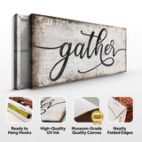 Gather Sign XI - Tailored Canvases - Flyclothing LLC