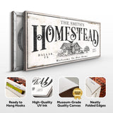 Vintage Homestead Sign II - Tailored Canvases - Flyclothing LLC