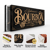 Personalized Bourbon Bar Sign II - Tailored Canvases - Flyclothing LLC