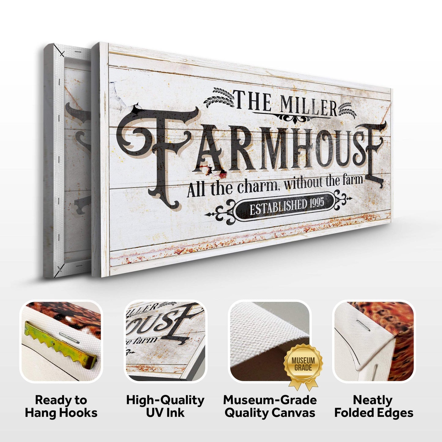 Personalized Farmhouse Sign II - Tailored Canvases - Flyclothing LLC