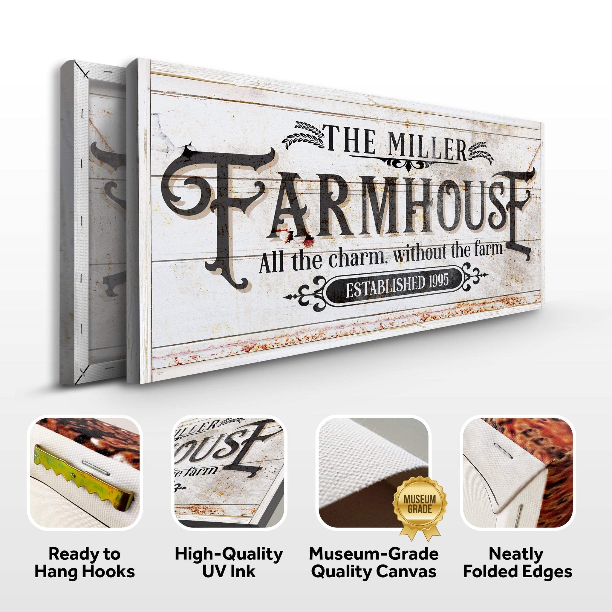 Personalized Farmhouse Sign II - Tailored Canvases - Flyclothing LLC