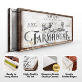 Rustic Vintage Farmhouse Sign II - Tailored Canvases - Flyclothing LLC