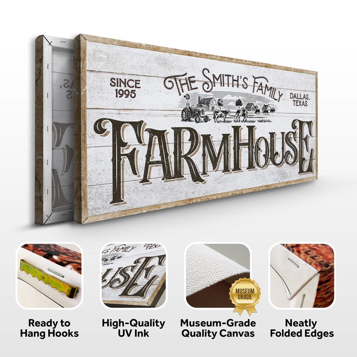 Personalized Farmhouse Sign V - Tailored Canvases - Flyclothing LLC