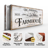 Personalized Farmhouse Sign - Tailored Canvases - Flyclothing LLC