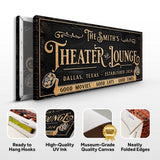 Personalized Theater Sign II - Tailored Canvases - Flyclothing LLC