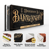 Personalized Barbershop Sign - Tailored Canvases - Flyclothing LLC