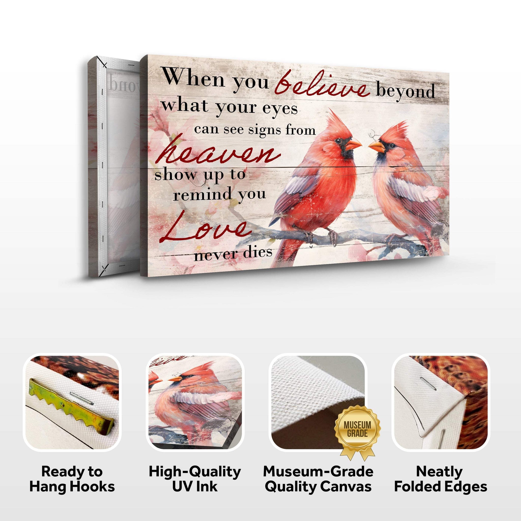 When You Believe What Your Eyes Can See Faith Sign - Tailored Canvases - Flyclothing LLC
