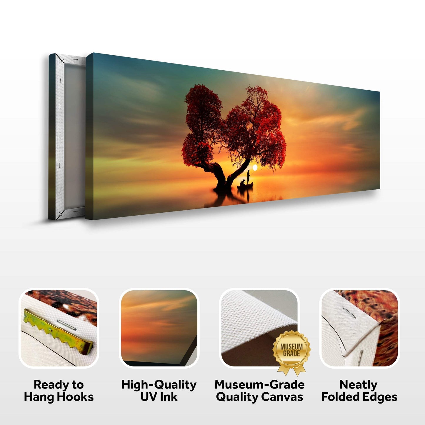 Alone Tree Canvas Wall Art II - Tailored Canvases - Flyclothing LLC