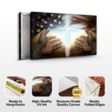 American Faith Canvas Wall Art - Tailored Canvases - Flyclothing LLC