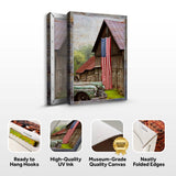 America Country Barn Canvas Wall Art - Tailored Canvases - Flyclothing LLC