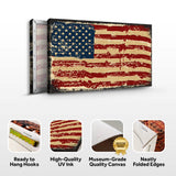 American Flag Canvas Wall Art - Tailored Canvases - Flyclothing LLC