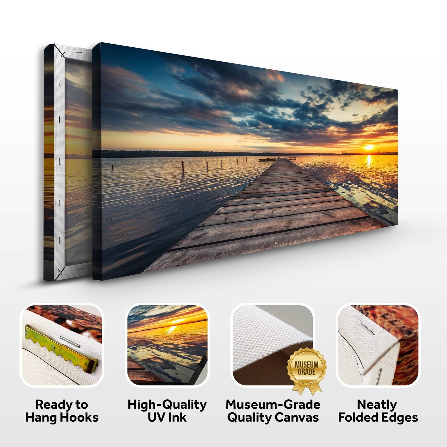 "Mirror Lake", Lake Matheson Canvas Wall Art - Tailored Canvases - Flyclothing LLC