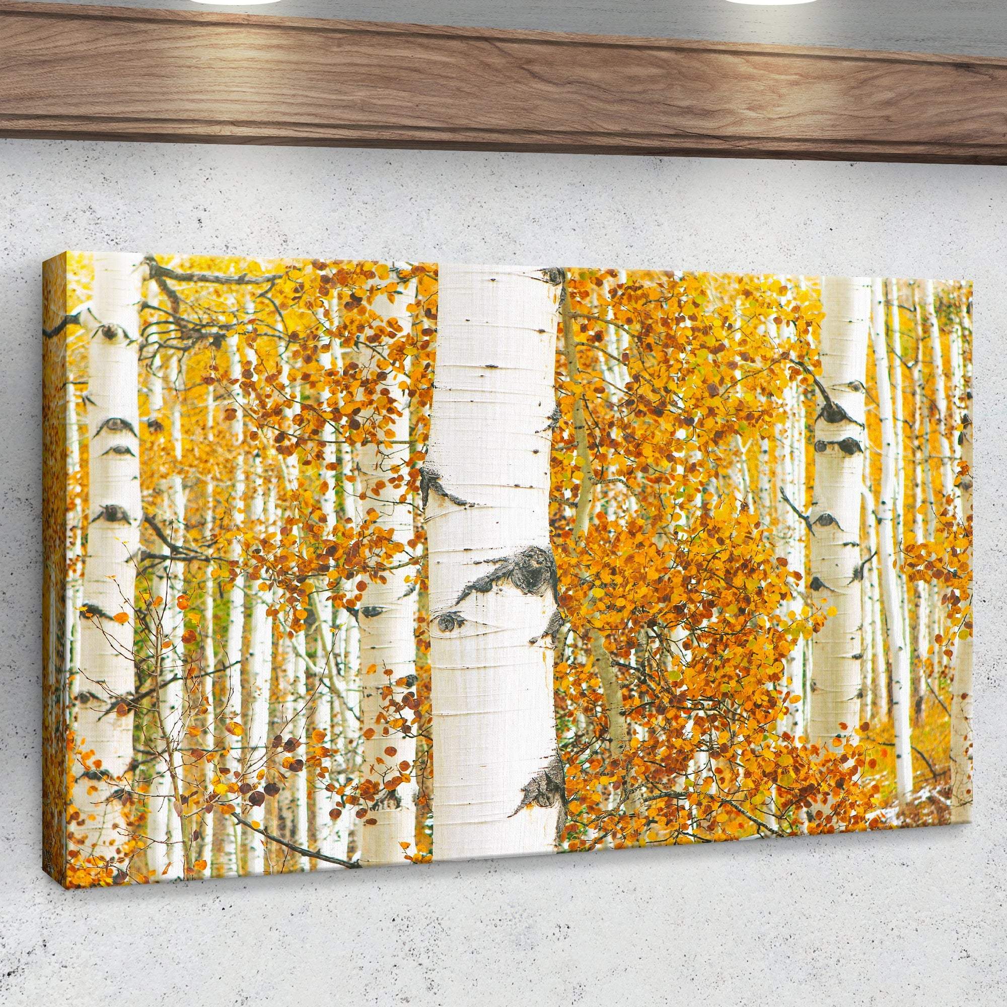 Autumn Tree Barks Canvas Wall Art - Tailored Canvases - Flyclothing LLC