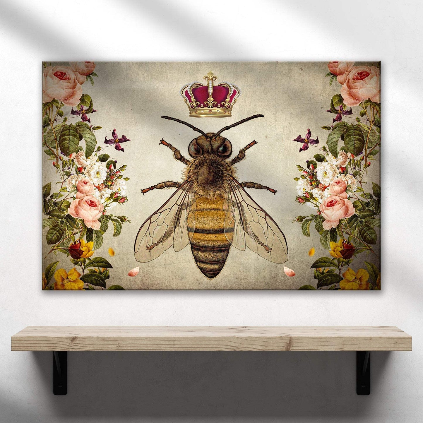 Hail Queen Bee Canvas Wall Art - Tailored Canvases - Flyclothing LLC