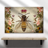 Hail Queen Bee Canvas Wall Art - Tailored Canvases - Flyclothing LLC