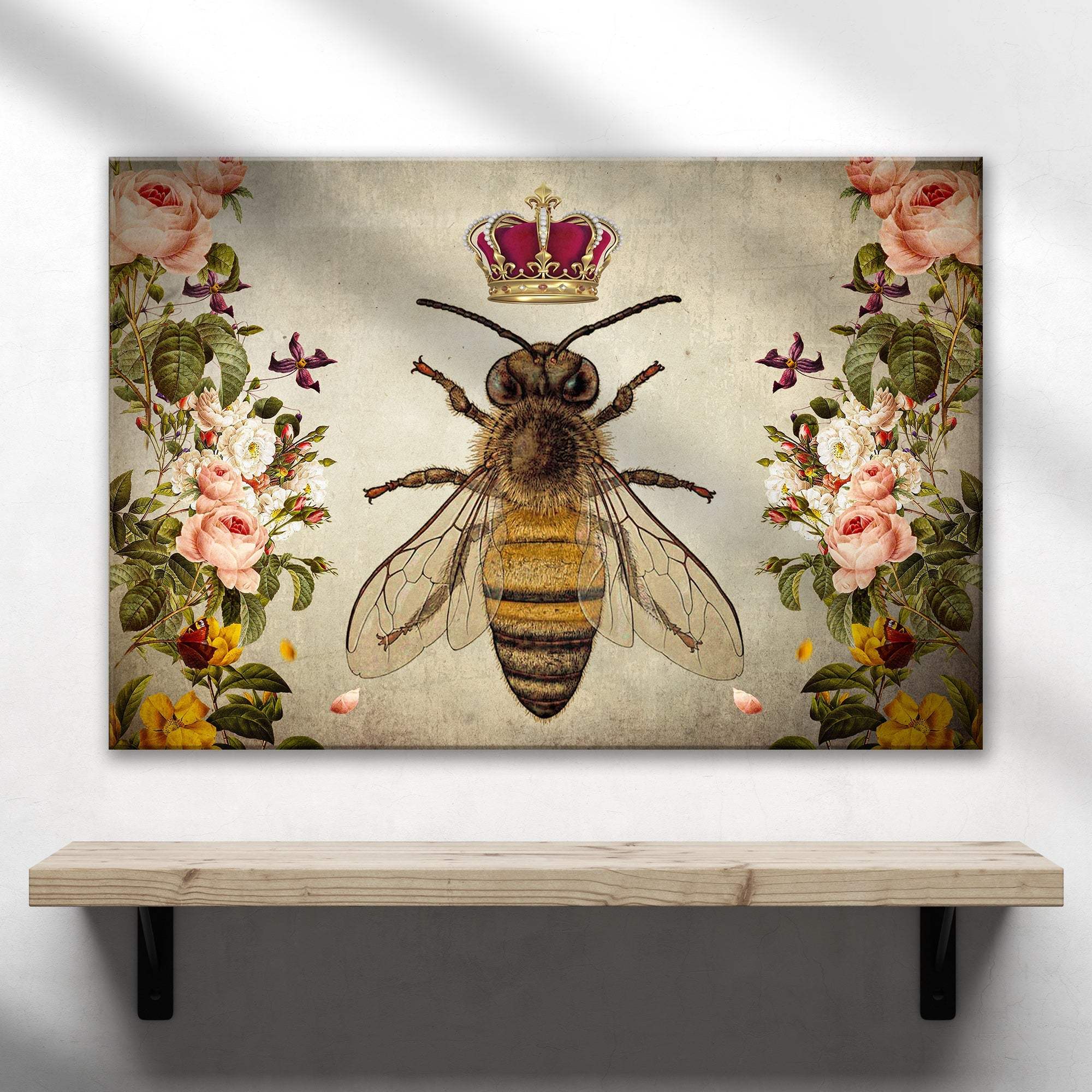 Hail Queen Bee Canvas Wall Art - Tailored Canvases - Flyclothing LLC