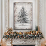 Vintage Christmas Tree Wall Art VII - Tailored Canvases - Flyclothing LLC