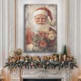 Vintage Christmas Santa Claus Wall Art - Tailored Canvases - Flyclothing LLC