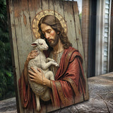 Jesus The Good Shepherd Wall Art - Tailored Canvases - Flyclothing LLC