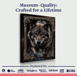 3D Wolf Wall Art II - Tailored Canvases - Flyclothing LLC