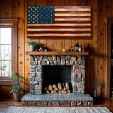 Old Glory American Flag Wall Art II - Tailored Canvases - Flyclothing LLC