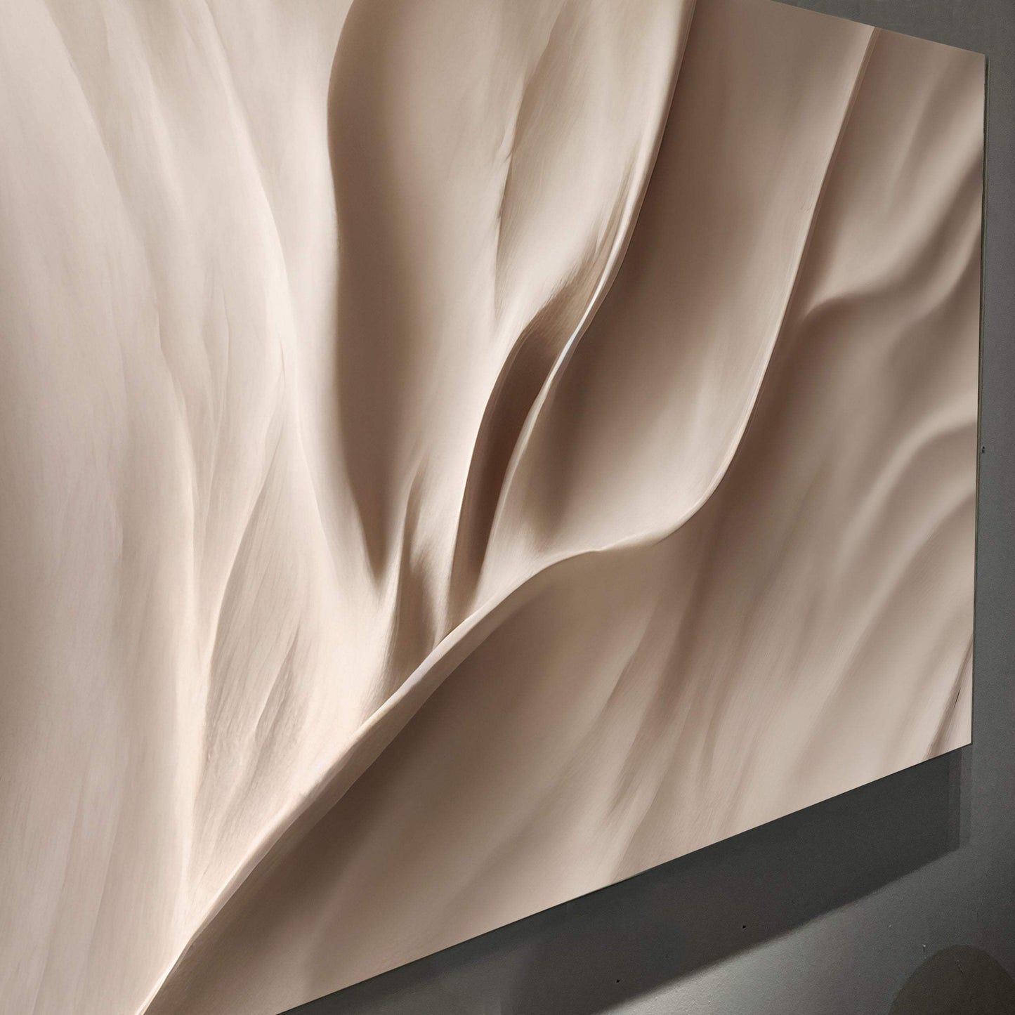 Soft Waves of Elegance Wall Art - Tailored Canvases - Flyclothing LLC