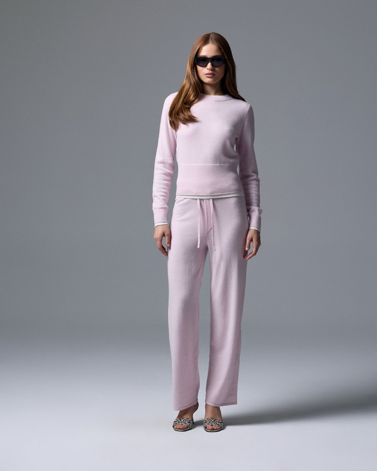 Tove Layered Cashmere Crewneck - Artless Forever - Flyclothing LLC